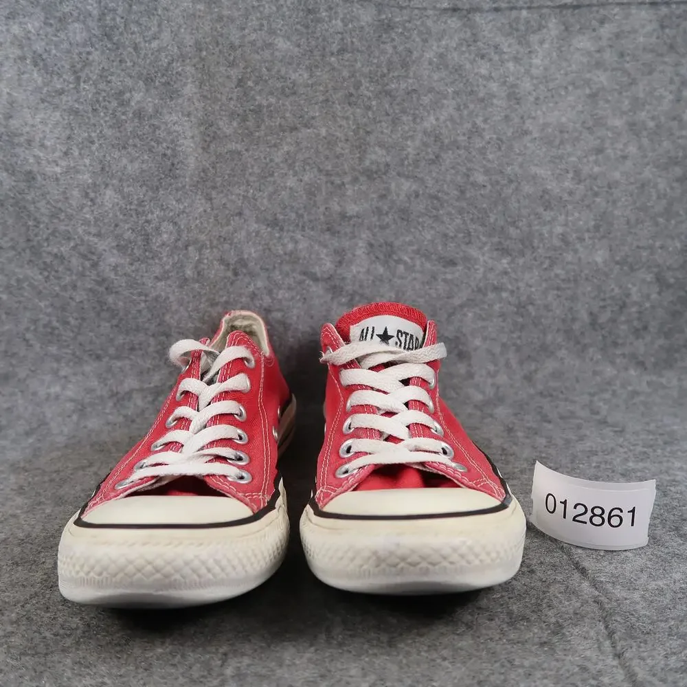 Converse Shoes Womens 6.5 Sneakers Chuck Taylor All Star Canvas Red Lace Up Low - Picture 2 of 12